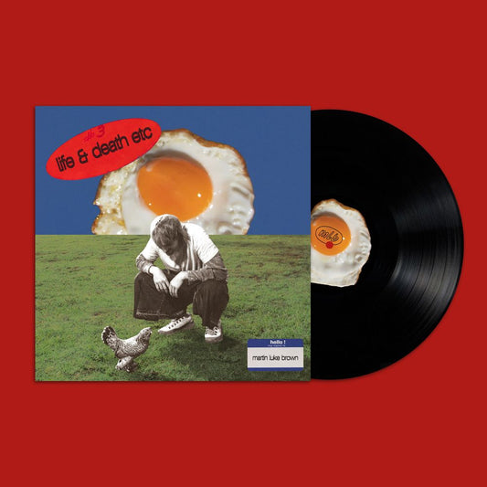 the album cover for Martin Luke Brown - life & death etc [180g Black]
