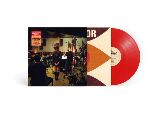 the album cover for Sienna Spiro - Visitor [Indie Exclusive Red with Alternate Cover]