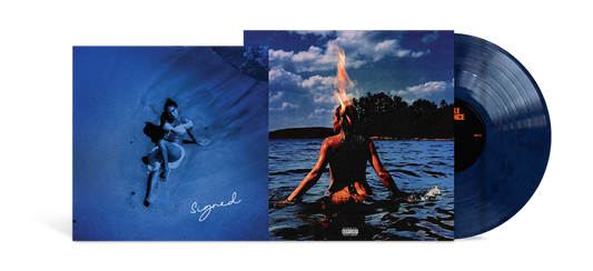 the album cover for Jessie Reyez - A LITTLE VENGEANCE [Indie Exclusive Deep Blue Water with Signed Insert]