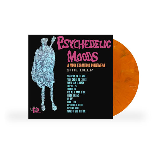 the album cover for The Deep - Psychedelic Moods [Indie Exclusive Eco-Mix Orange]