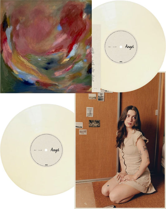 the album cover for Lizzy McAlpine - Angel [Indie Exclusive Maiden Fair Opaque Cream White]