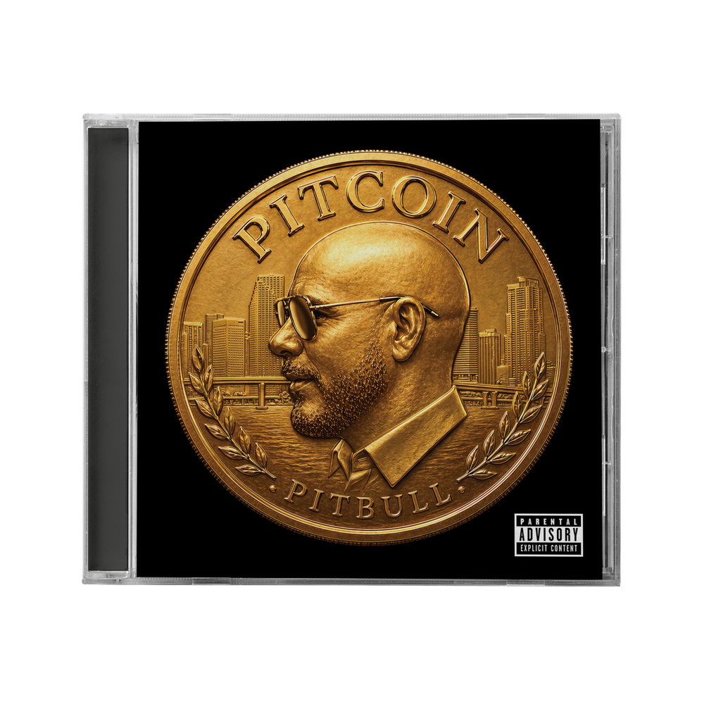 the album cover for Pitbull - Pitcoin