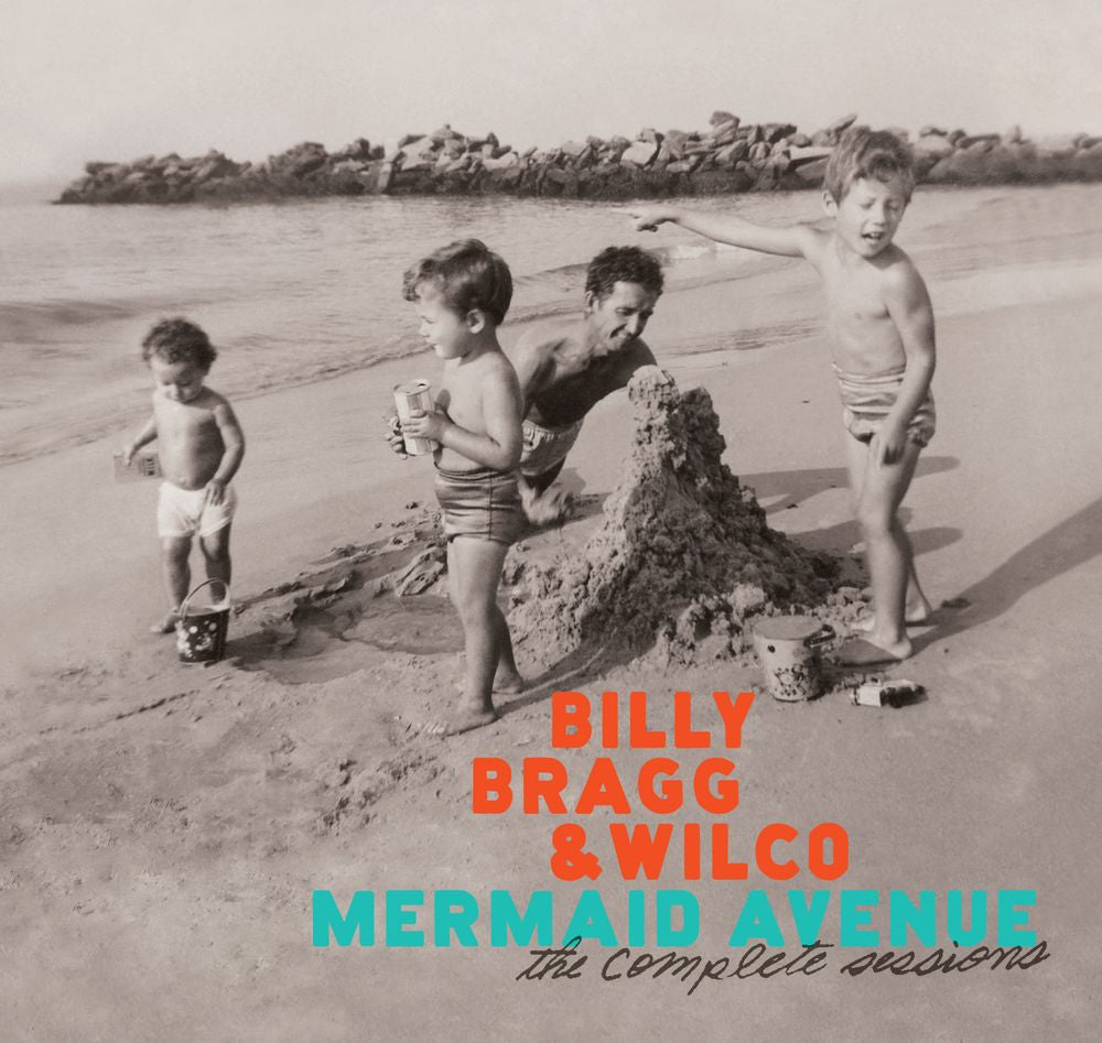 the album cover for Billy Bragg & Wilco - Mermaid Avenue: The Complete Sessions - [4 CD Deluxe Portfolio Book]