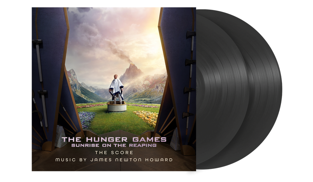 the album cover for James Newton Howard - The Hunger Games: Sunrise on the Reaping - The Score [2 LP]