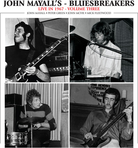 the album cover for John Mayall - Live In 1967 Vol. 3