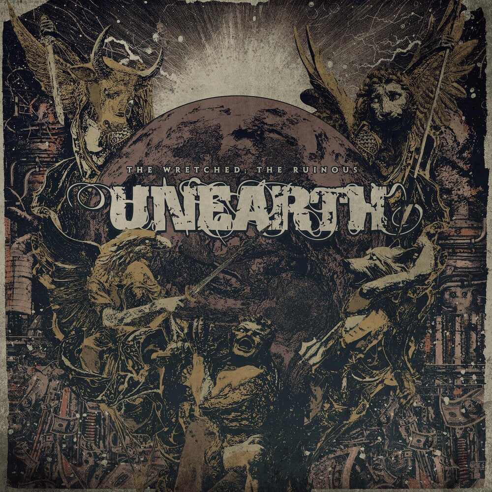 the album cover for Unearth - The Wretched; The Ruinous [Indie Exclusive Limited Edition Glow In The Dark LP]