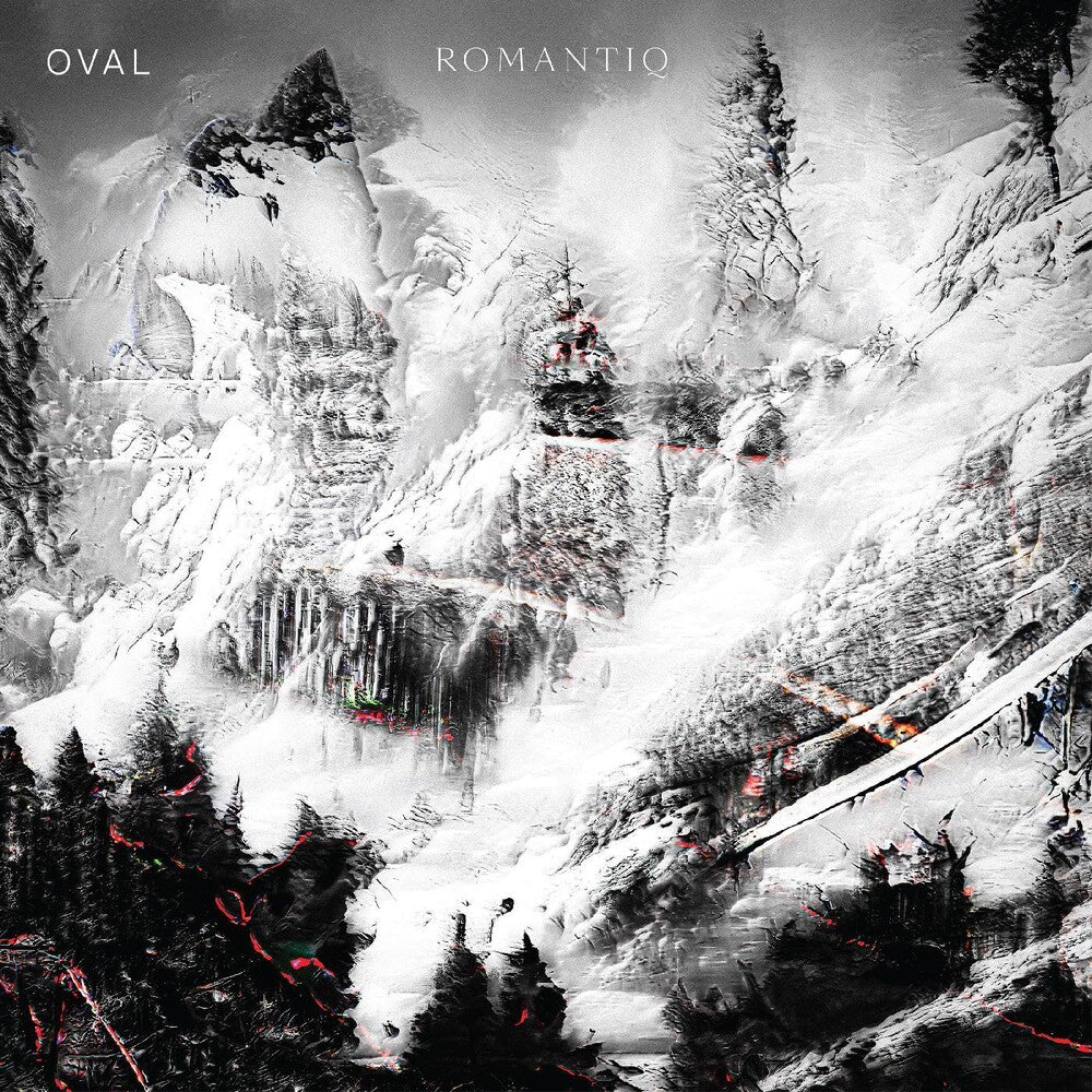 the album cover for Oval - Romantiq [Clear Vinyl] [Limited Edition] (Red) [Indie Exclusive] [Download Included]