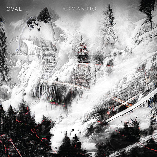 the album cover for Oval - Romantiq [Clear Vinyl] [Limited Edition] (Red) [Indie Exclusive] [Download Included]