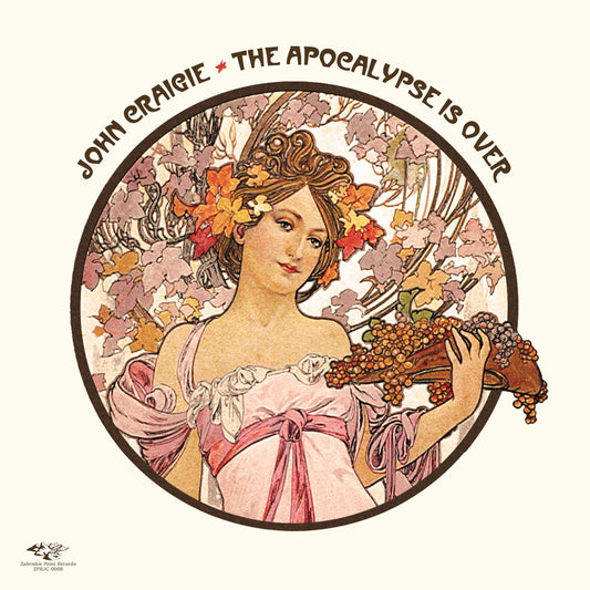 the album cover for John Craigie - Apocalypse Is Over [Indie Exclusive] Pearl-Marbled [Colored Vinyl]