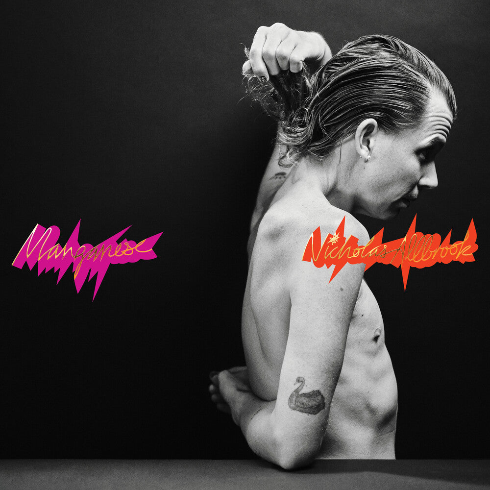 the album cover for Nicholas Allbrook - Manganese [Translucent Orange LP]