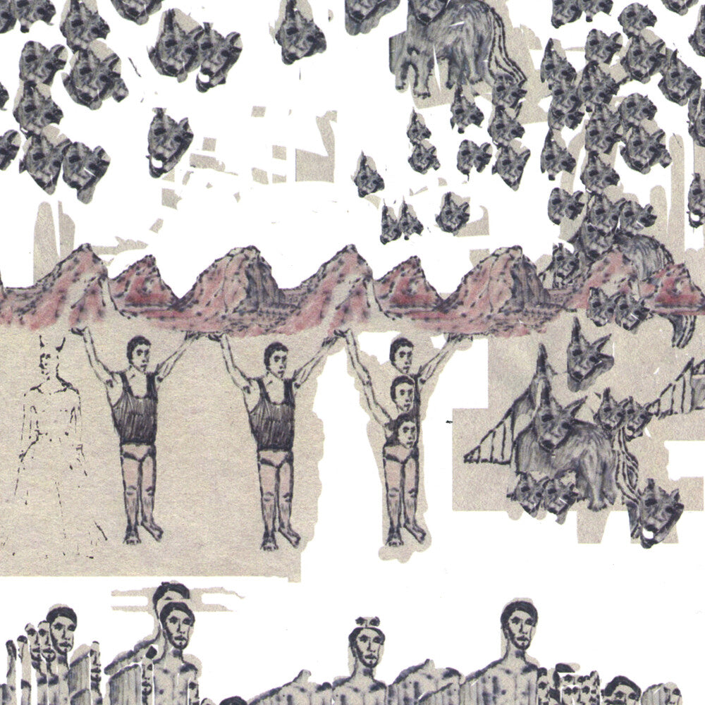 the album cover for Sunset Rubdown - Snake's Got A Leg [Clear Vinyl]