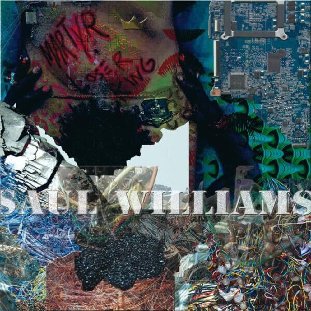 the album cover for Saul Williams - Martyr Loser King [RSD Essential Indie Colorway Red Galaxy LP]