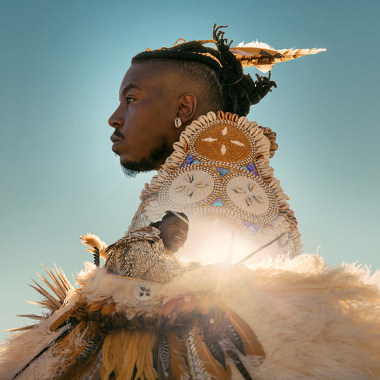 the album cover for Chief Adjuah - Bark Out Thunder Roar Out Lightning