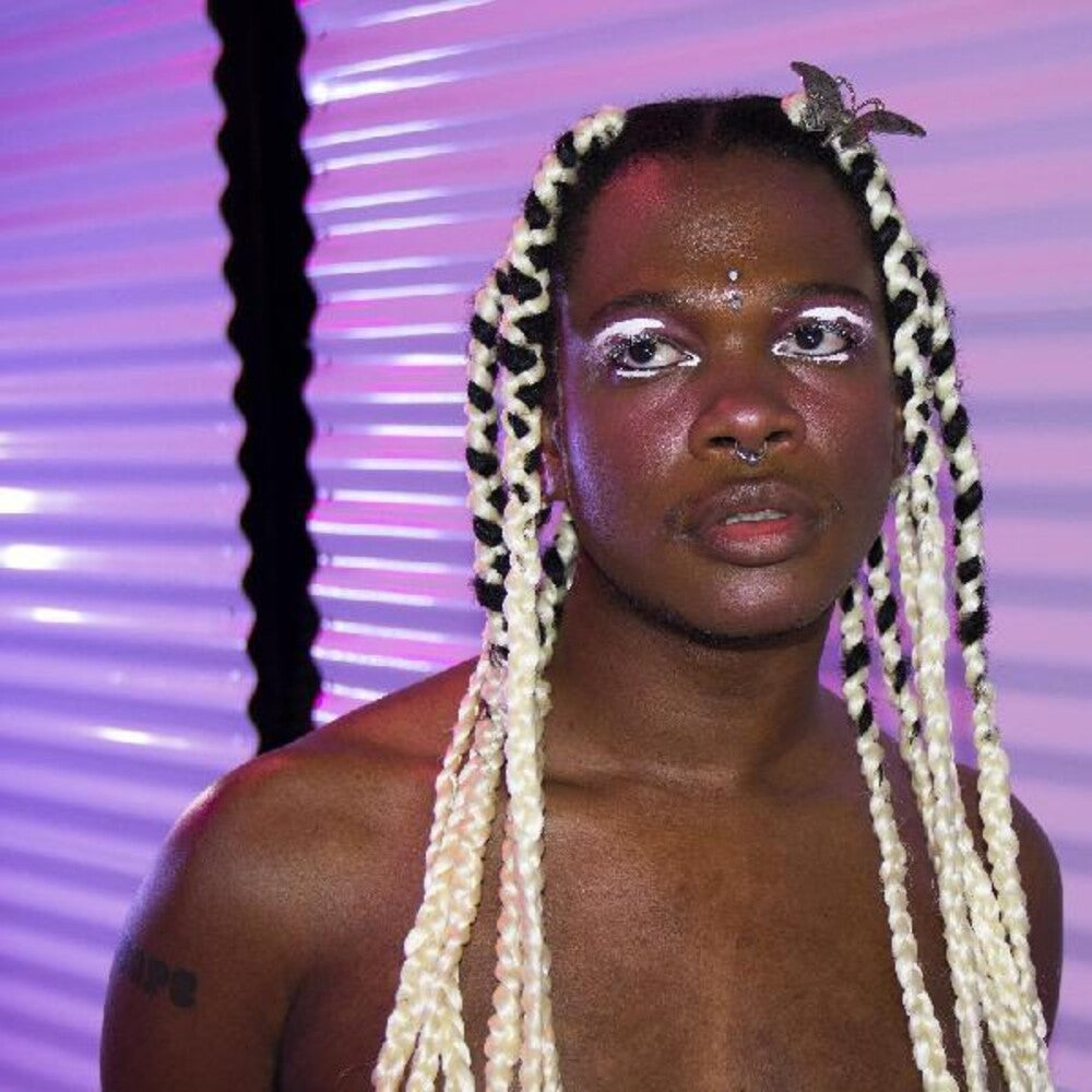 the album cover for Shamir - Homo Anxietatem [Electric Purple LP]