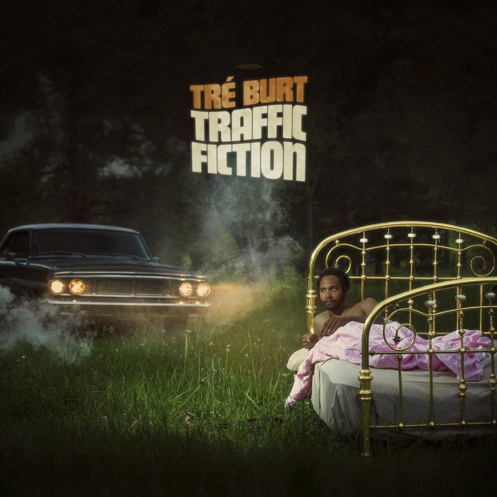 the album cover for Tre Burt - Traffic Fiction [Indie Exclusive Limited Edition Red LP]