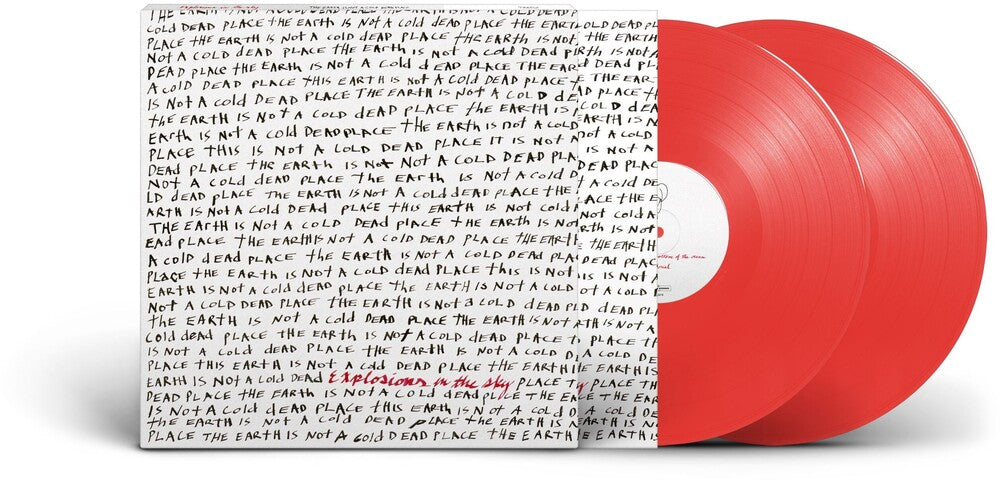 the album cover for Explosions In The Sky - The Earth Is Not A Cold Dead Place: Anniversary Edition [Opaque Red 2LP]