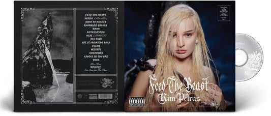 the album cover for Kim Petras - Feed The Beast [Indie Exclusive Limited Edition Art Album CD]