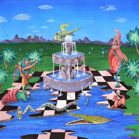 the album cover for Video Age - Away From The Castle [Pink LP]