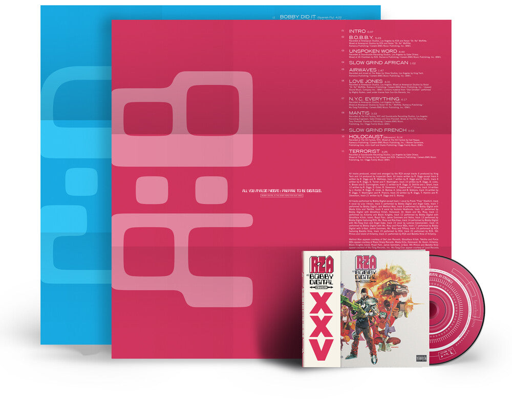 the album cover for RZA - Rza As Bobby Digital (25th Anniversary) [Indie Exclusive]