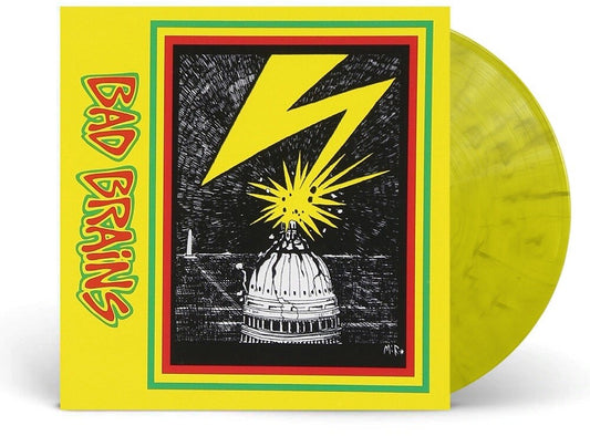 the album cover for Bad Brains - Bad Brains (Banana Peel) (Blk) [Colored Vinyl] (Ylw)