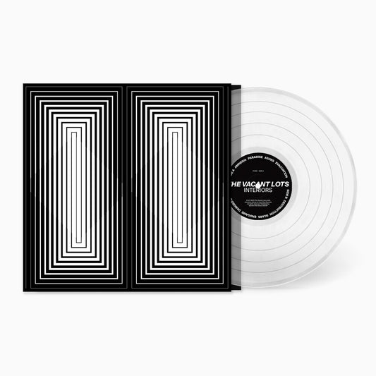 the album cover for Vacant Lots - Interiors [Clear Vinyl] [180 Gram] [Indie Exclusive] [Download Included]