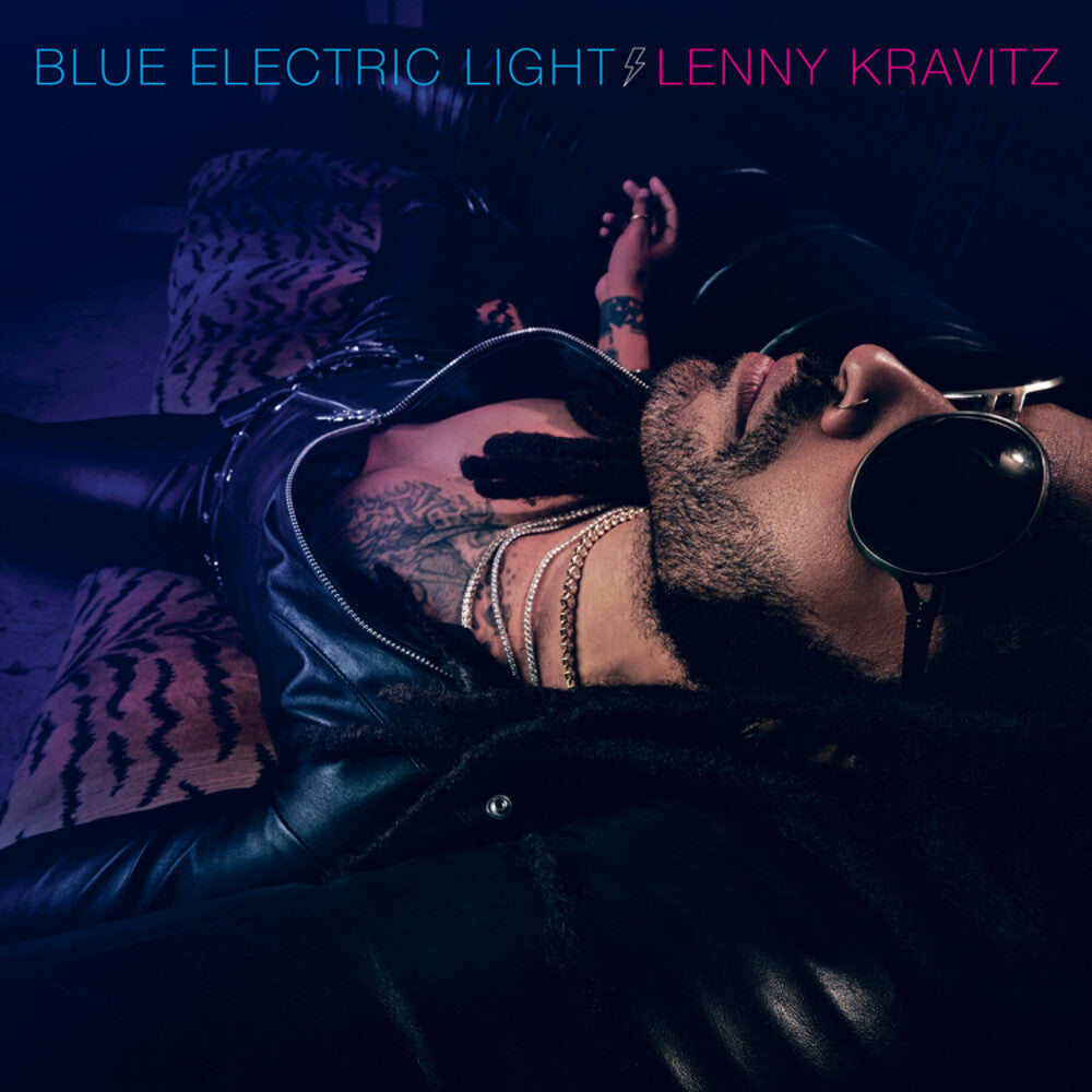 the album cover for Lenny Kravitz - Blue Electric Light [Indie Exclusive Limited Edition Pink/Blue 2LP]