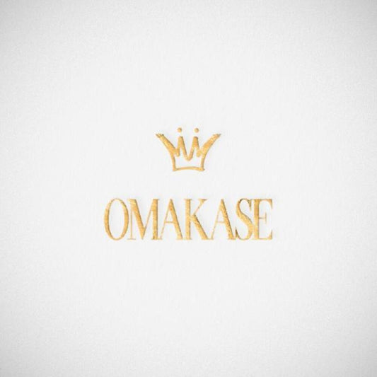 the album cover for Mello Music Group - Omakase [Clear Vinyl] (Gol) [Indie Exclusive] (Spla)