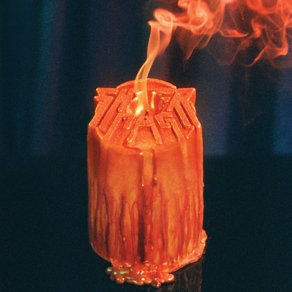 the album cover for Sheer Mag - Playing Favorites [Indie Exclusive Limited Edition Clear w/Pearlescent Flo Orange Wisp LP]