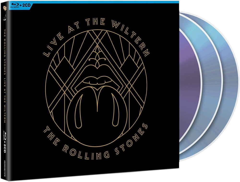 the album cover for The Rolling Stones - Live At The Wiltern [Blu-ray/2 CD]