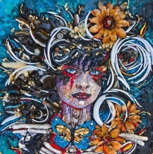 the album cover for Capstan - The Mosaic [Blue 2 LP]