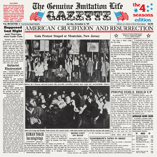 the album cover for Frankie Valli  & The Four Seasons - Genuine Imitation Life Gazette (Ofgv) [Record Store Day] 