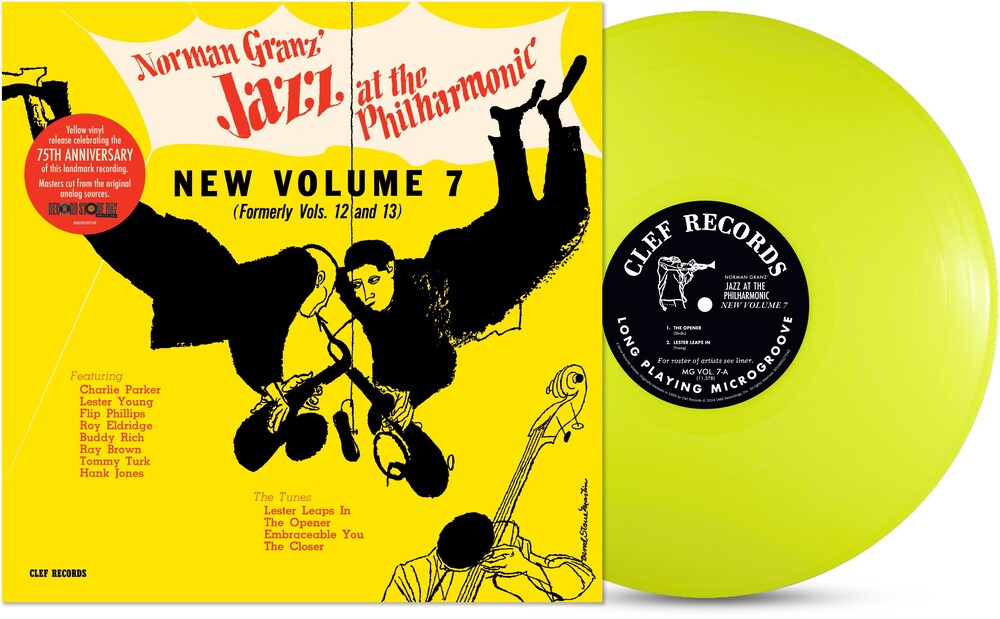 the album cover for Charlie Parker - Norman Granz' Jazz At The Philharmonic [Record Store Day] 