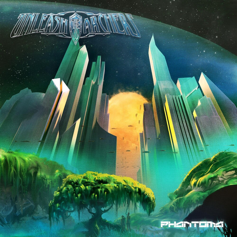 the album cover for Unleash The Archers - Phantoma [Colored Vinyl] (Slv) [Indie Exclusive]