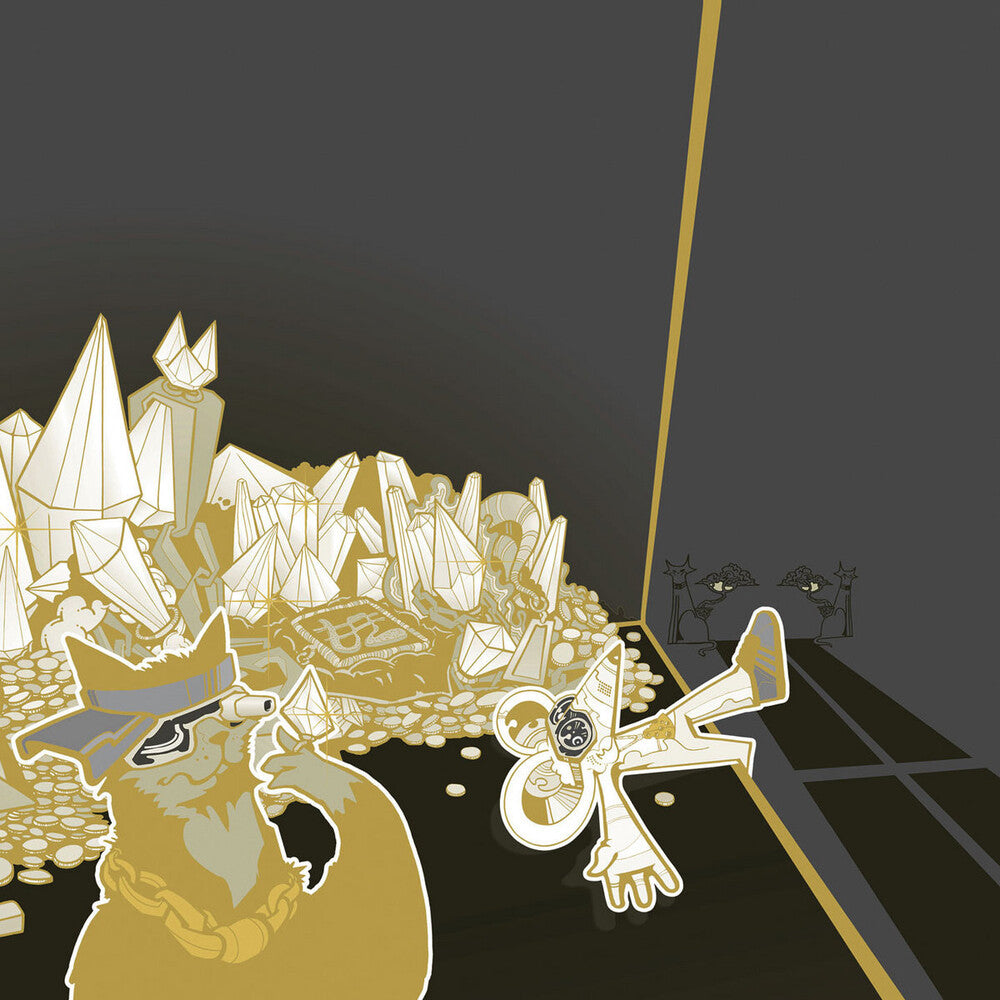 the album cover for Danger Mouse & Jemini - Ghetto Pop Life