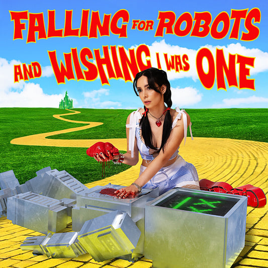 the album cover for LOLO - Falling For Robots & Wishing I Was One [Colored Vinyl]
