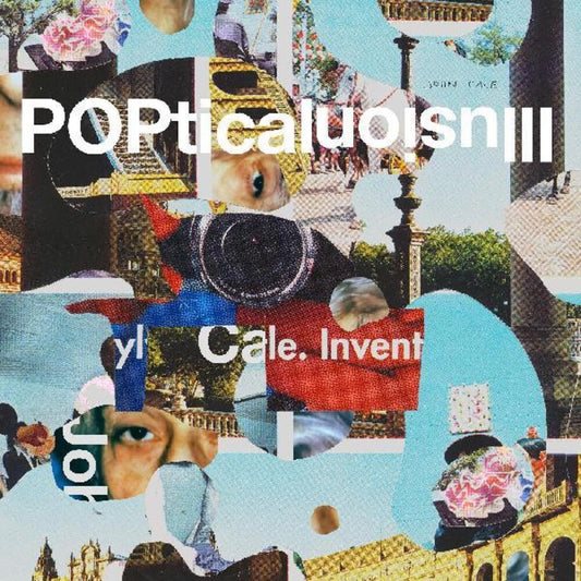 the album cover for John Cale - Poptical Illusion