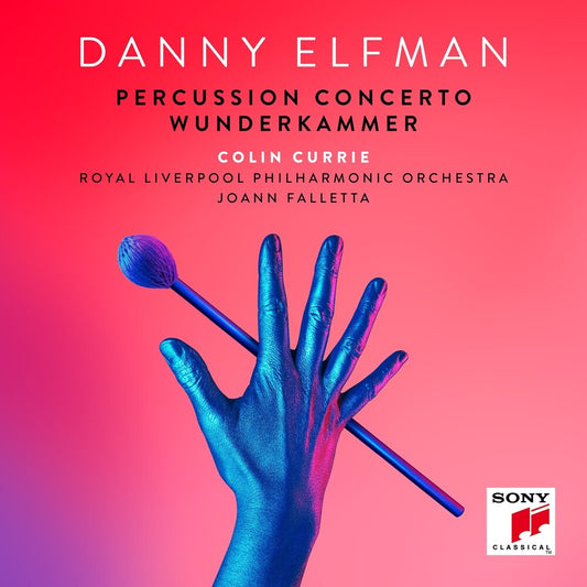 the album cover for Danny Elfman - Percussion Concerto & Wunderkammer [CD]