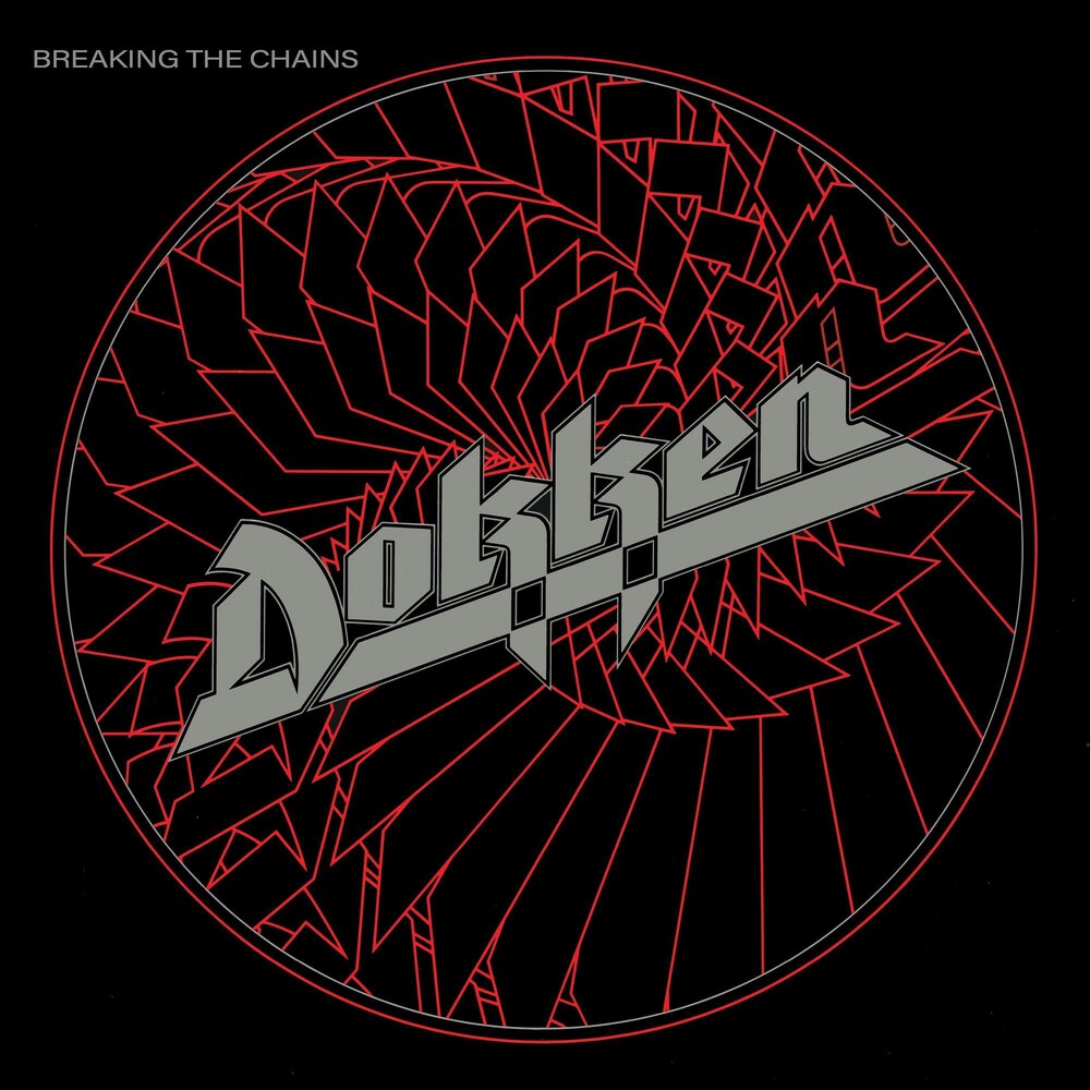 the album cover for Dokken - Breaking The Chains [Clear Vinyl] (Gol) [Limited Edition] [180 Gram]