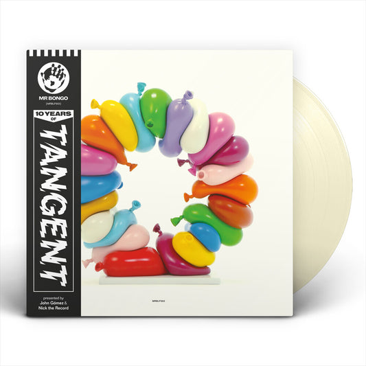 the album cover for John Gomez & Nick The Record Present Tangent / Var - John Gomez & Nick The Record Present [Indie Exclusive] [Colored Vinyl]