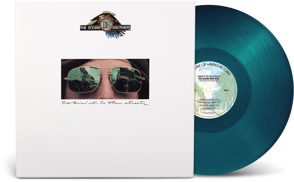the album cover for Doobie Brothers - Takin It To The Streets (Blue) [Colored Vinyl] (Bme)