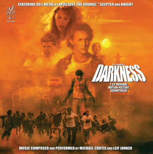 the album cover for Leif Jonker - Darkness - O.S.T. [Splatter Deluxe]