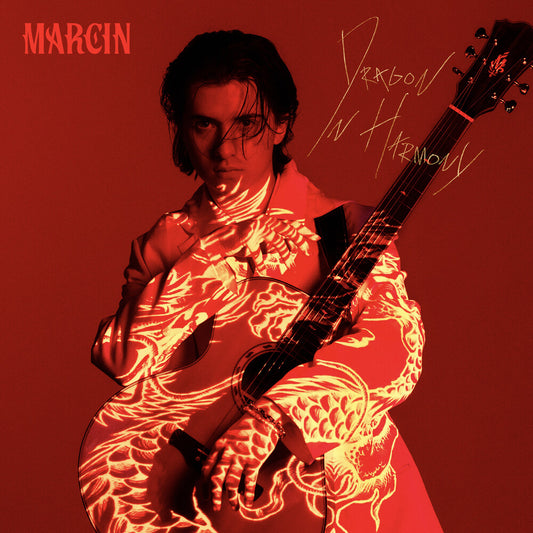 the album cover for Marcin - Dragon In Harmony