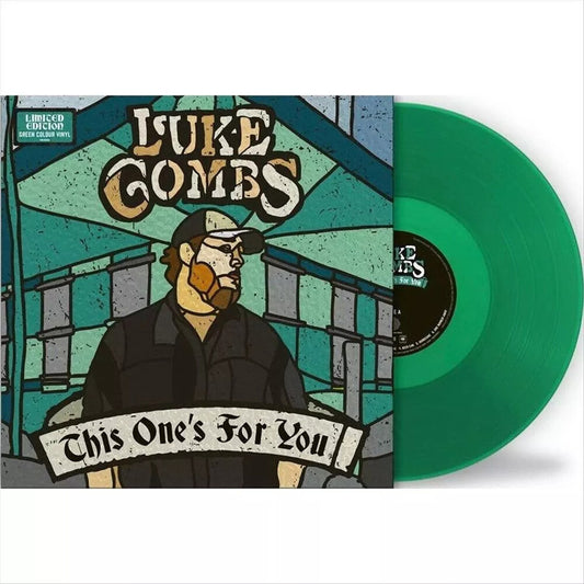 the album cover for Luke Combs - Growin Up [Clear Vinyl] (Grn) (Ita)