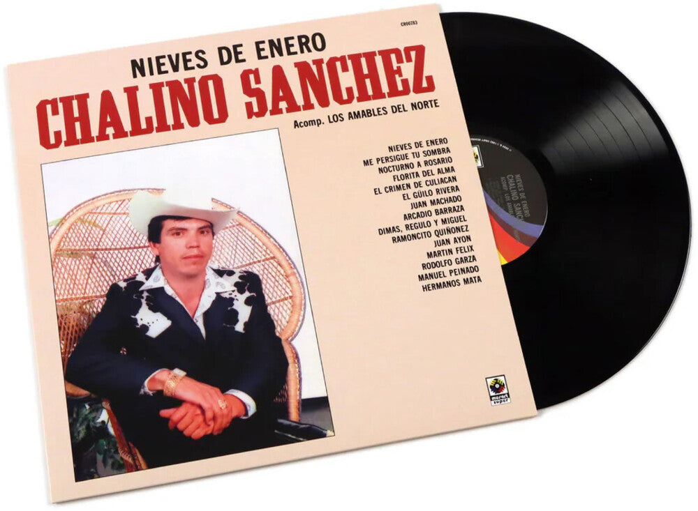 the album cover for Chalino Sanchez - Nieves de Enero [LP]