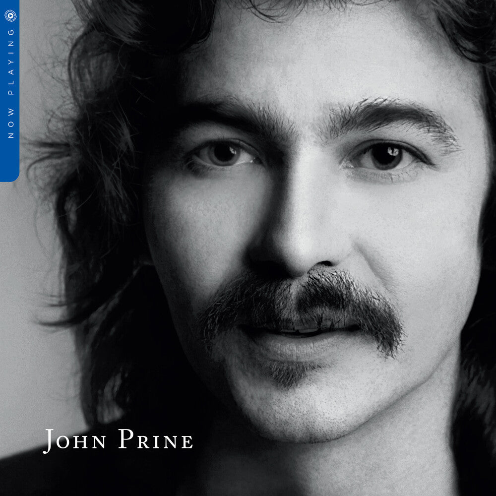 the album cover for John Prine - Now Playing