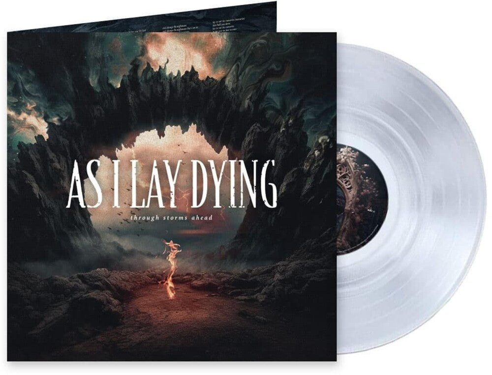 the album cover for As I Lay Dying - Through Storms Ahead [Indie exclusive Clear]