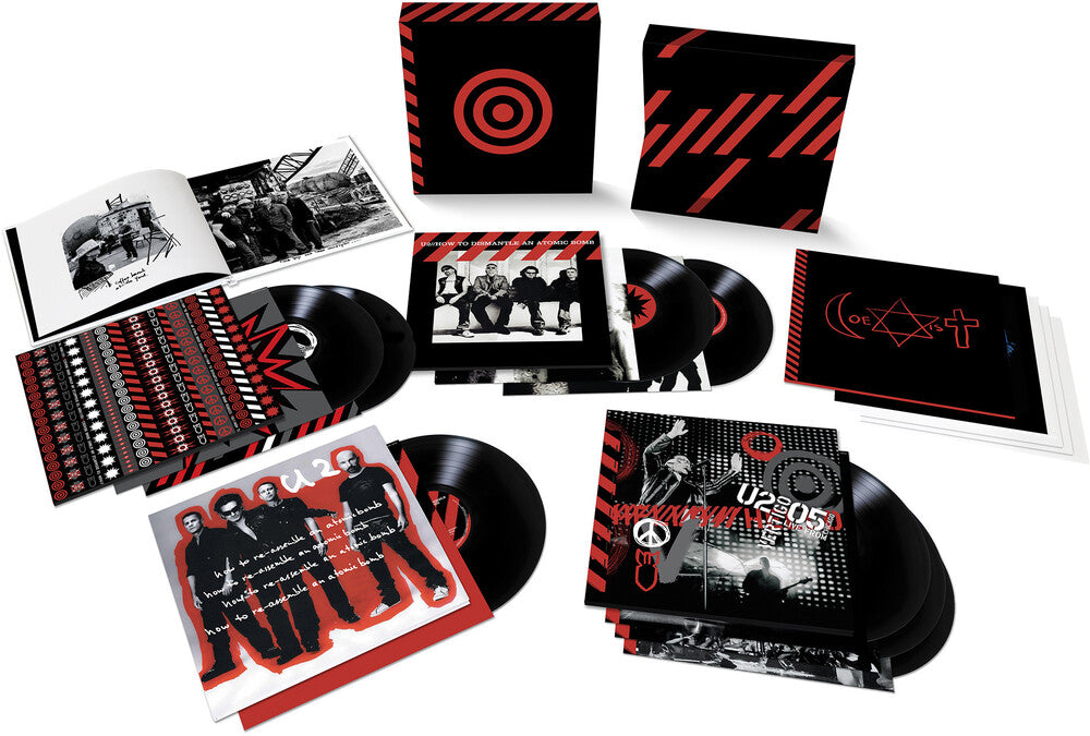the album cover for U2 - How To Dismantle An Atomic Bomb (20th Anniversary) - [Super Deluxe Collector's 8 LP Boxset]