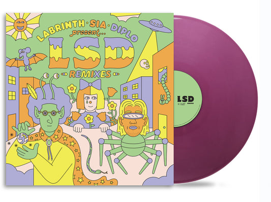 the album cover for Unknown Artist - Labrinth, Sia & Diplo presents... LSD (The Remixes) [RSD Black Friday 2024]