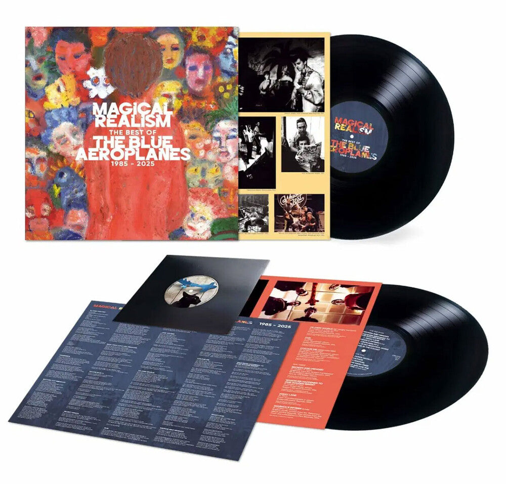 the album cover for The Blue Aeroplanes - Magical Realism: Best Of The Blue Aeroplanes 1985