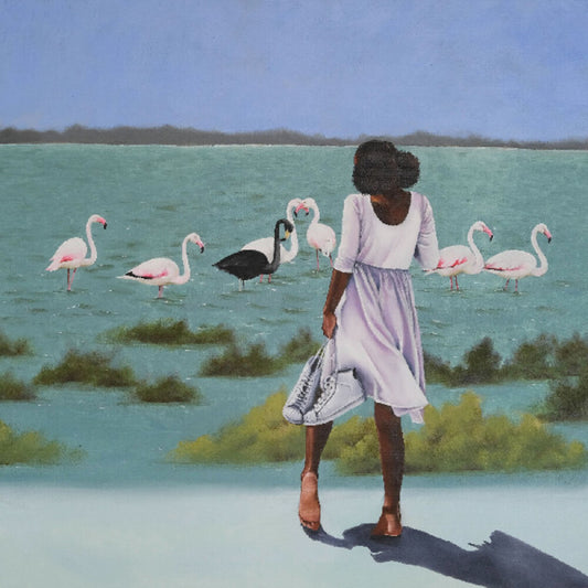 the album cover for Sunny War - Armageddon In A Summer Dress [Indie Exclusive Autographed Pink LP]
